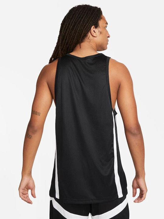 Nike Icon Bluza Sportivă pentru Bărbați cu Mânecă Scurtă Dri-Fit Neagră