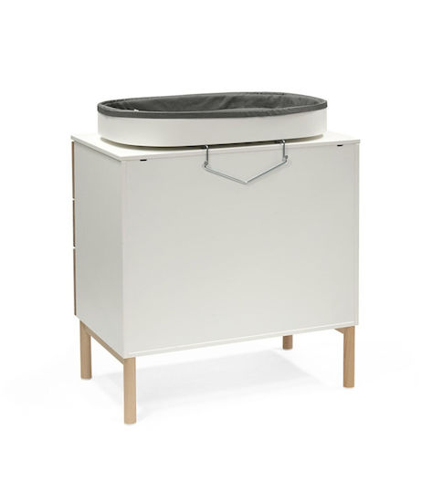 Stokke Σκληρή Αλλαξιέρα Sleepi από Ύφασμα Γκρι 54x80cm