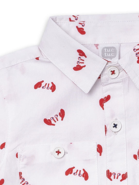 Kids Shirt Short Sleeve White