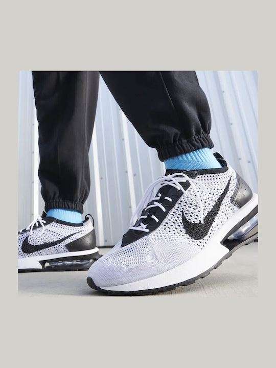 Air Max Flyknit Racer Ανδρικά Sneakers Pure Platinum / Black White Pure Platinum