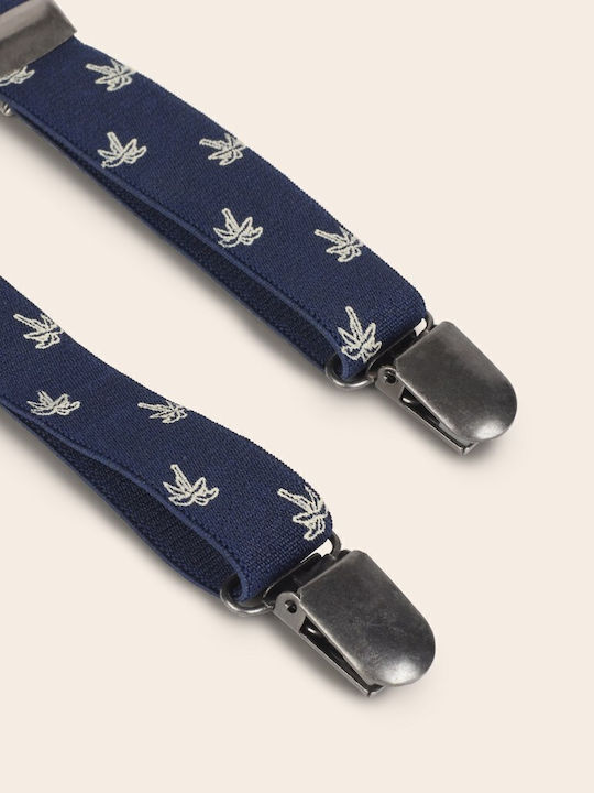 Mayoral Kids Suspenders with 3 Clips Blue