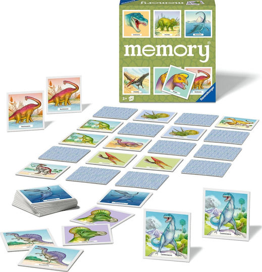 Настолна игра Memory Δεινόσαυροι за 1+ играчи 3+ години (EN) Ravensburger