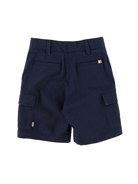 Hugo Boss Kinder Shorts/Bermudas Stoff Marineblau