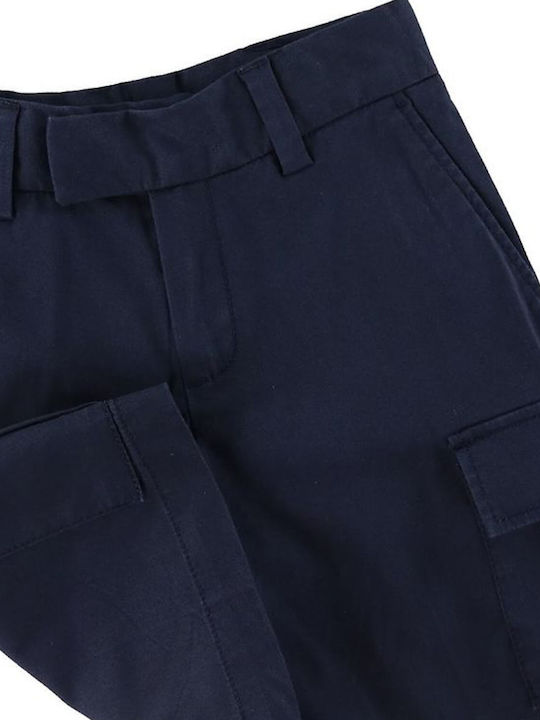 Șort/Salopetă Copii din Material Textil Albastru marin