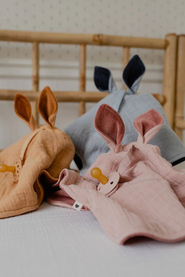 Bibs Șervețel Pentru Bebeluş Cuddle Cloth Kangaroo Blush Woodhuck
