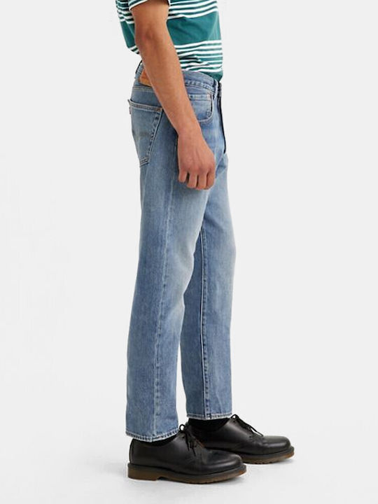 501 Pantaloni Jeans pentru Bărbați Cropped Med Indigo