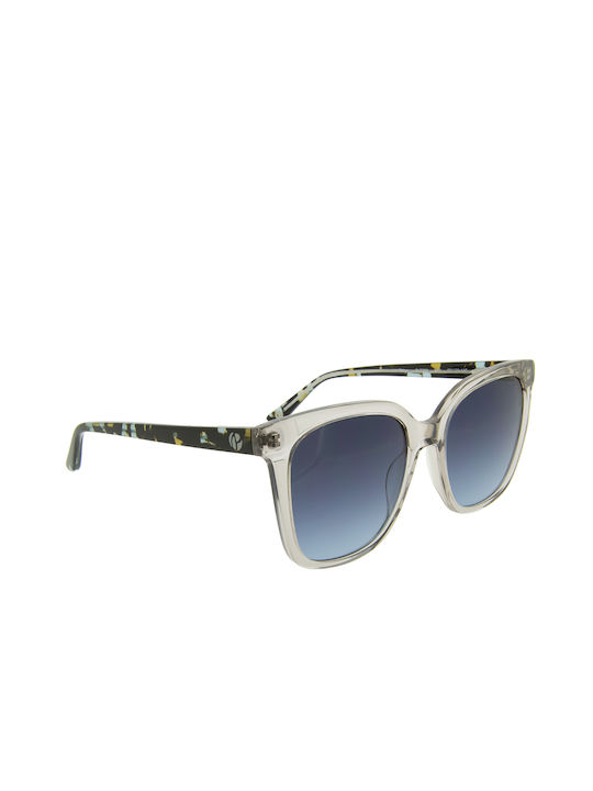 Pepe Jeans Feminini Ochelari de soare cu Transparent Cadru și Albastru Degrade Lentilă PJ7398-949