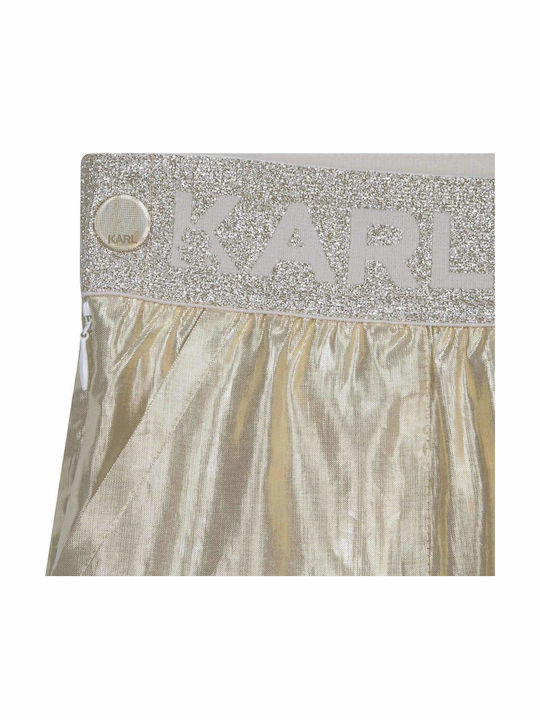 Șort/Salopetă Copii din Material Textil Auriu