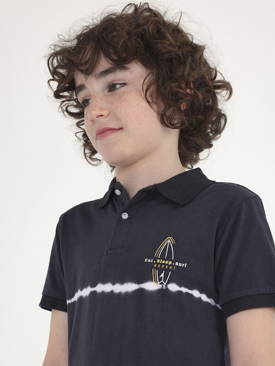 Mayoral Kids Polo Short Sleeve Gray