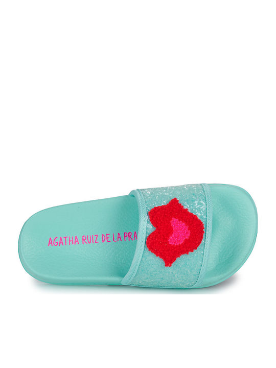 Kids' Slides Turquoise