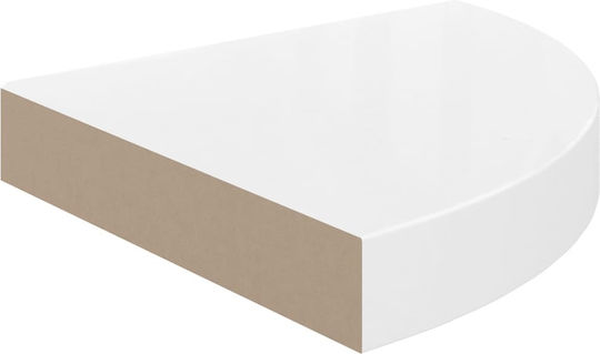 Γωνιακά Ράφια Λευκά (2τμχ) 25x25x3.8εκ.
