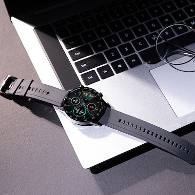 Honor MagicWatch 2 Oțel inoxidabil 46mm Rezistent la apă cu Pulsometru (Charcoal Black)