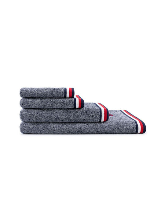 Tommy Hilfiger Facecloth Teddy 50x100cm Navy Weight 540gr/m²