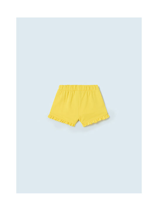 Mayoral Kids Shorts/Bermuda Fabric Yellow