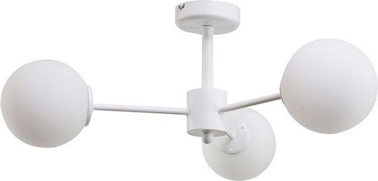 Inlight Ceiling Mount Light 50cm White with Socket G9