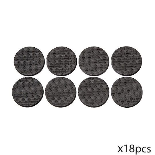5Five Eva Furniture Protectors Round with Sticker 50 Pieces