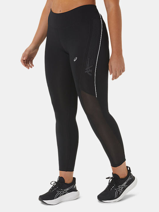 ASICS Frauen Lang Leggings Hochgeschnitten Schwarz