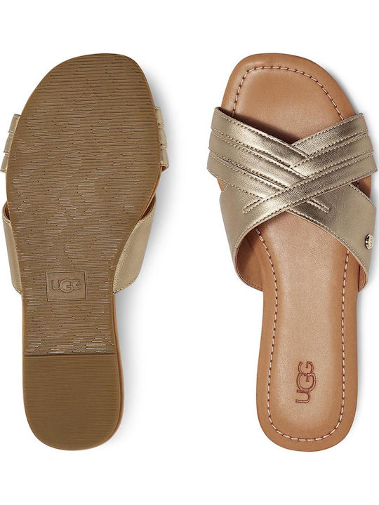 Kenleight Sandale De Piele Dama Aurii