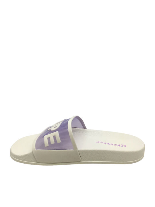1908 Clear Identity Women's Slides White