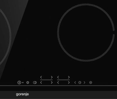 Gorenje ECT643BCSC Autonomous Cooktop with Ceramic Burners and Locking Function 60x52cm