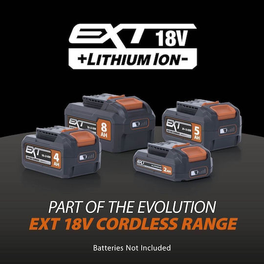 Evolution R11VAC-Li Επαναφορτιζόμενο Σκουπάκι Χειρός 18V Χωρίς Φορτιστή και Μπαταρία Πορτοκαλί