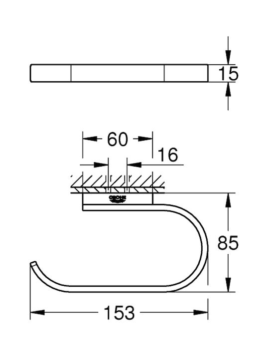 Grohe Selection Wandmontiert Papierhalter Metallisch Bronze