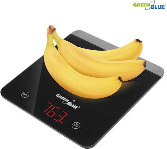 Green Blue GB171 Ψηφιακή Ζυγαριά Κουζίνας έως 5kg Μαύρη