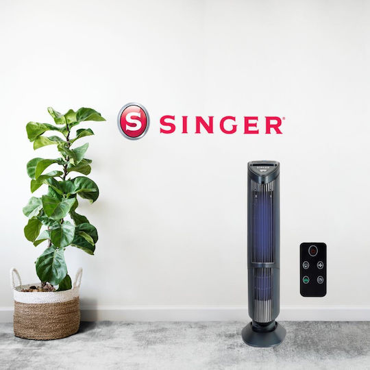 Singer Iac 2000 Pro Luftreiniger 25W für Räume 80m²