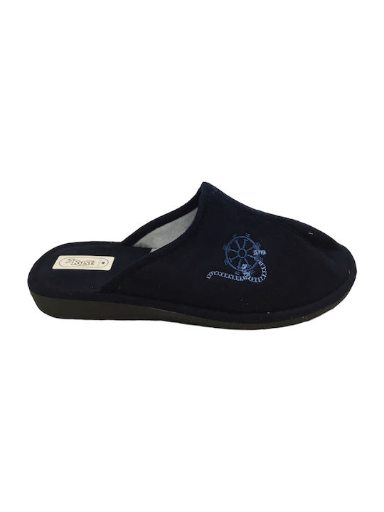 Men's suede slippers 3roze 763 blue