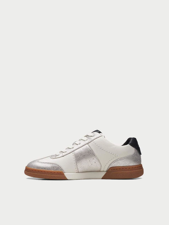 Clarks Craft Match Γυναικεία Sneakers Λευκά