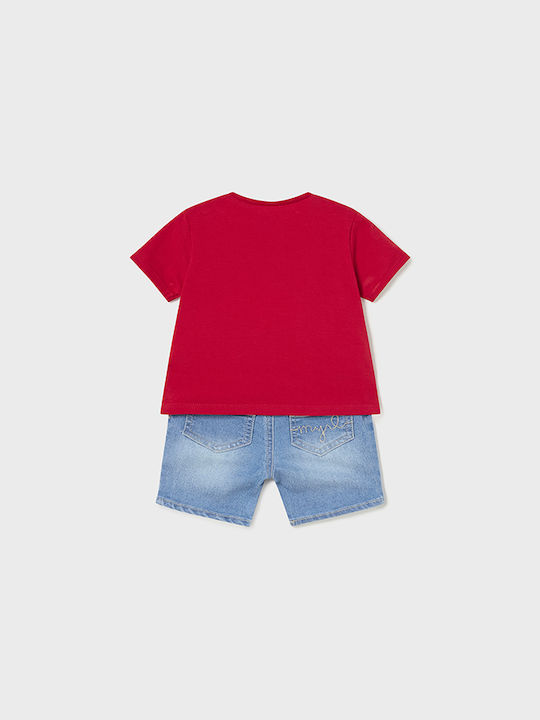 Mayoral Kids Set with Shorts Summer 2pcs Red