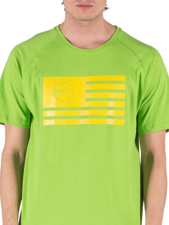 Superlogo Αθλητικό T-shirt Flag Green