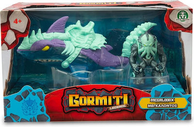 Giochi Preziosi Jucărie Miniatură Elemental Sea Beast - Megalodox & Lord Poivrons Gormiti pentru 4+ Ani