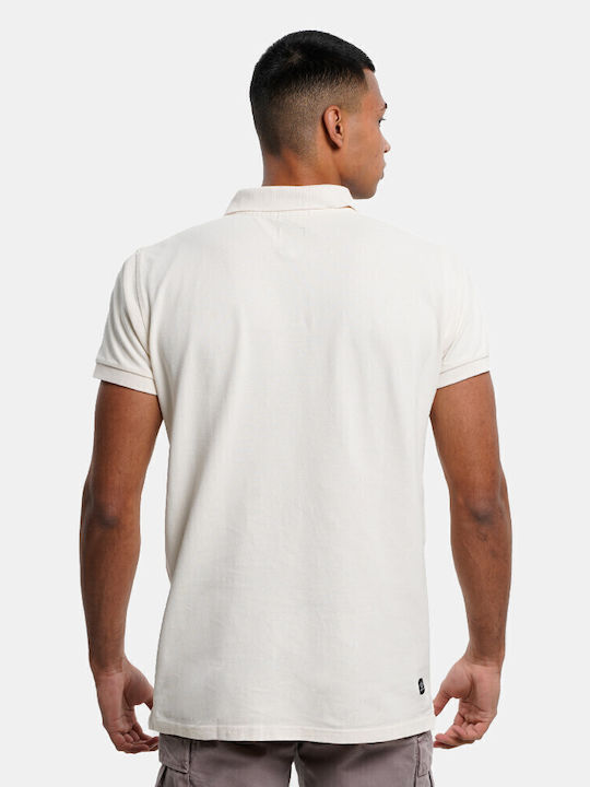 231.EM35.69GD Polo Short Sleeve Blouse Off White