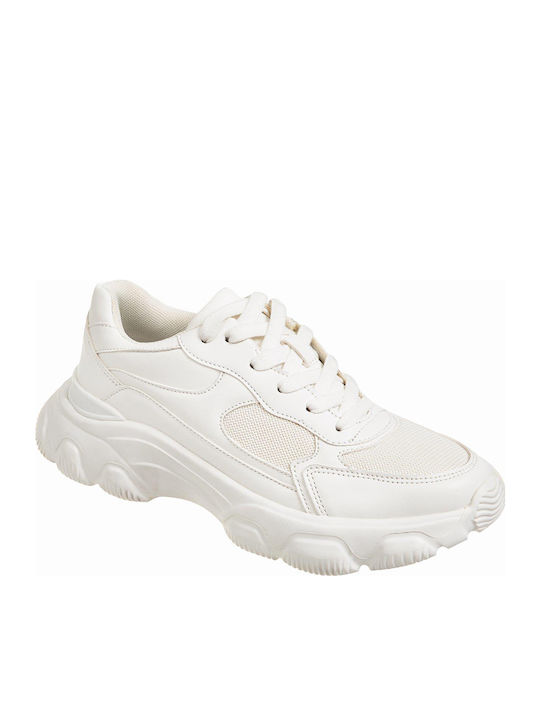 Γυναικεία Chunky Sneakers Λευκά