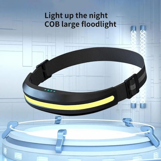 Aerbes Wiederaufladbar Stirnlampe LED IPX4 mit maximaler Helligkeit 400lm Aerbes AB-Z1099 Schwarz