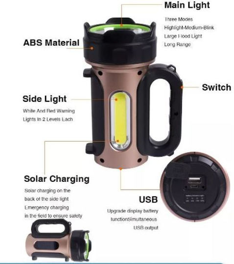Aerbes Rechargeable Handheld Spotlight LED Aerbes AB-TA220