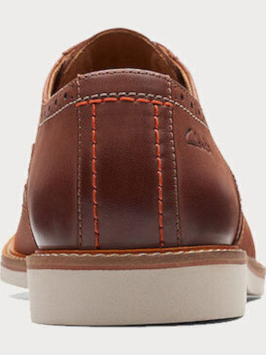 Leder Herren Oxfords Braun