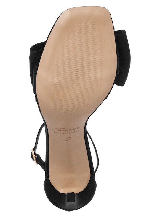 Fabric Sandals Black
