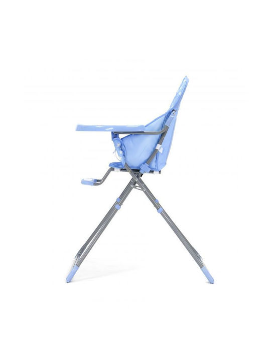 Asalvo Quick Stars Klappbarer Baby Hochstuhl Hellblau