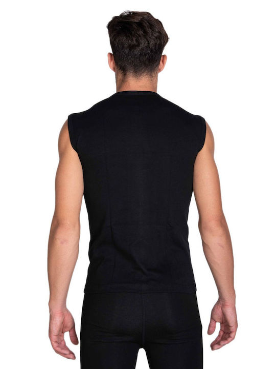 Jokers Men's Sleeveless Undershirt Black