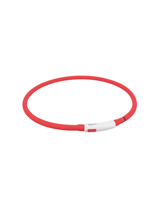 Trixie Shiny Silicone Guler pentru câini din USB 10mm x 70cm