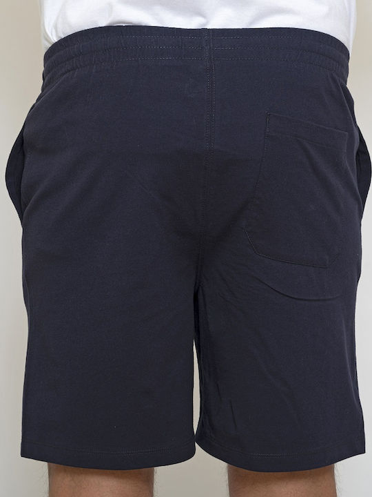 Russell Athletic Script Αθλητική Ανδρική Βερμούδα Navy Μπλε