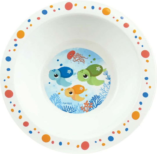 Ango Feeding Set Ma Petit Carapace made of Plastic Blue 3pcs for 6+ months