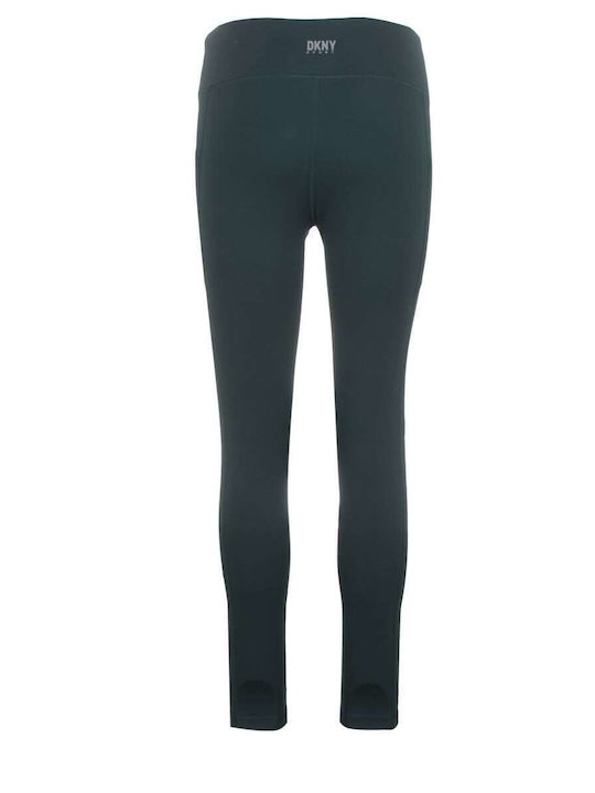 DKNY Women's Cropped Legging High Waisted Green