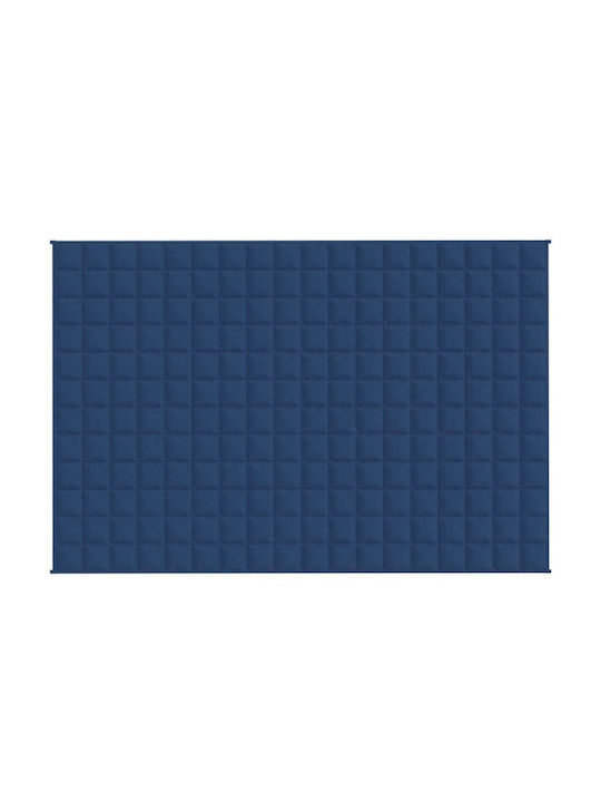vidaXL Κουβέρτα Βαρύτητας Καναπέ 122x183εκ. Μπλε 3154847