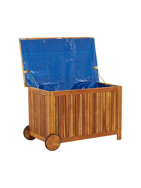 vidaXL Outdoor Storage Box Brown L90xW50xH58cm