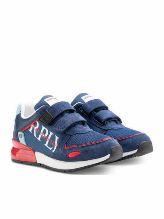 Παιδικά Sneakers με Σκρατς Μπλε