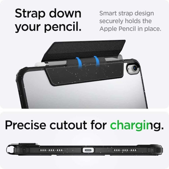 Spigen Ultra Hybrid Pro Flip Cover Speckled Gray (iPad 2022 10.9'') ACS05941