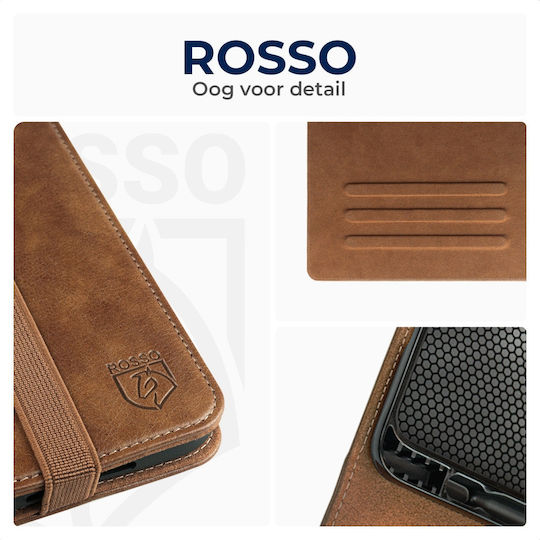 Rosso Element Flip Cover Δερματίνης Καφέ (iPad 2022 10.9'')
